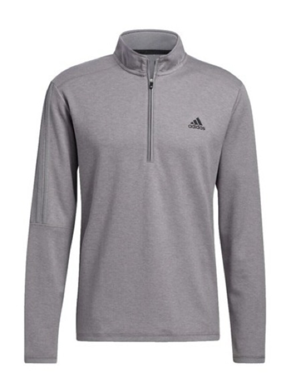 Adidas Golf Men’s Gray Heather Quarter-Zip Athletic Pullover Size Medium